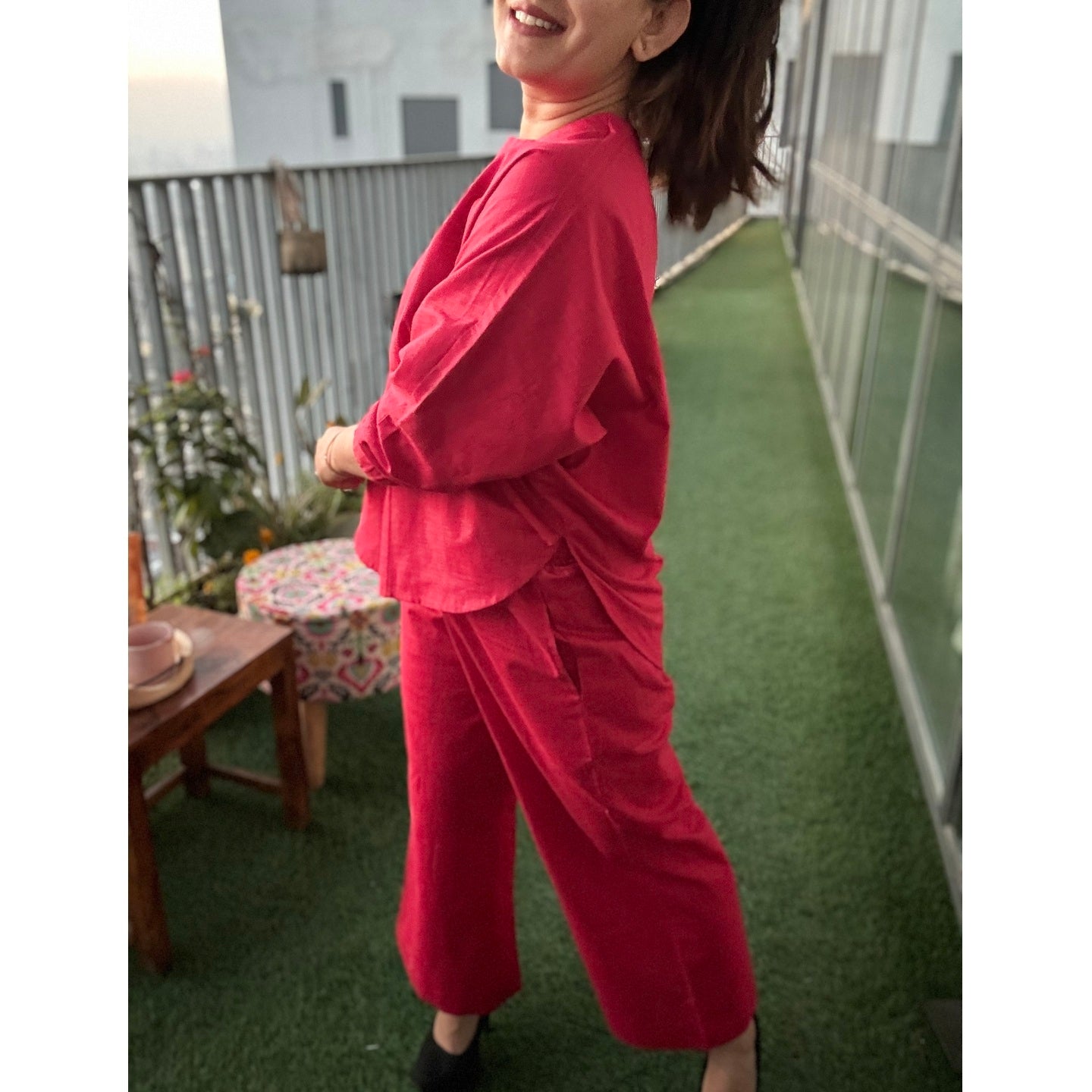 Crimson Co-ord Set