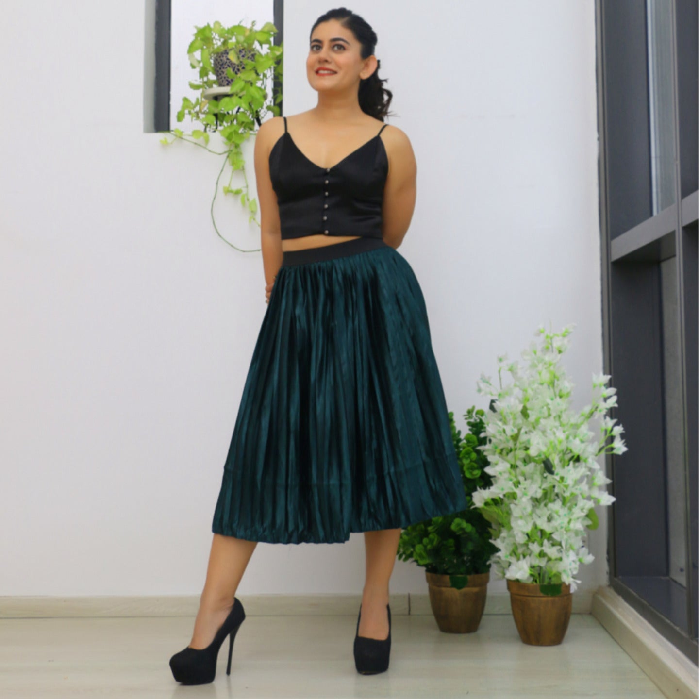 Twirl With Me Skirt (Green)