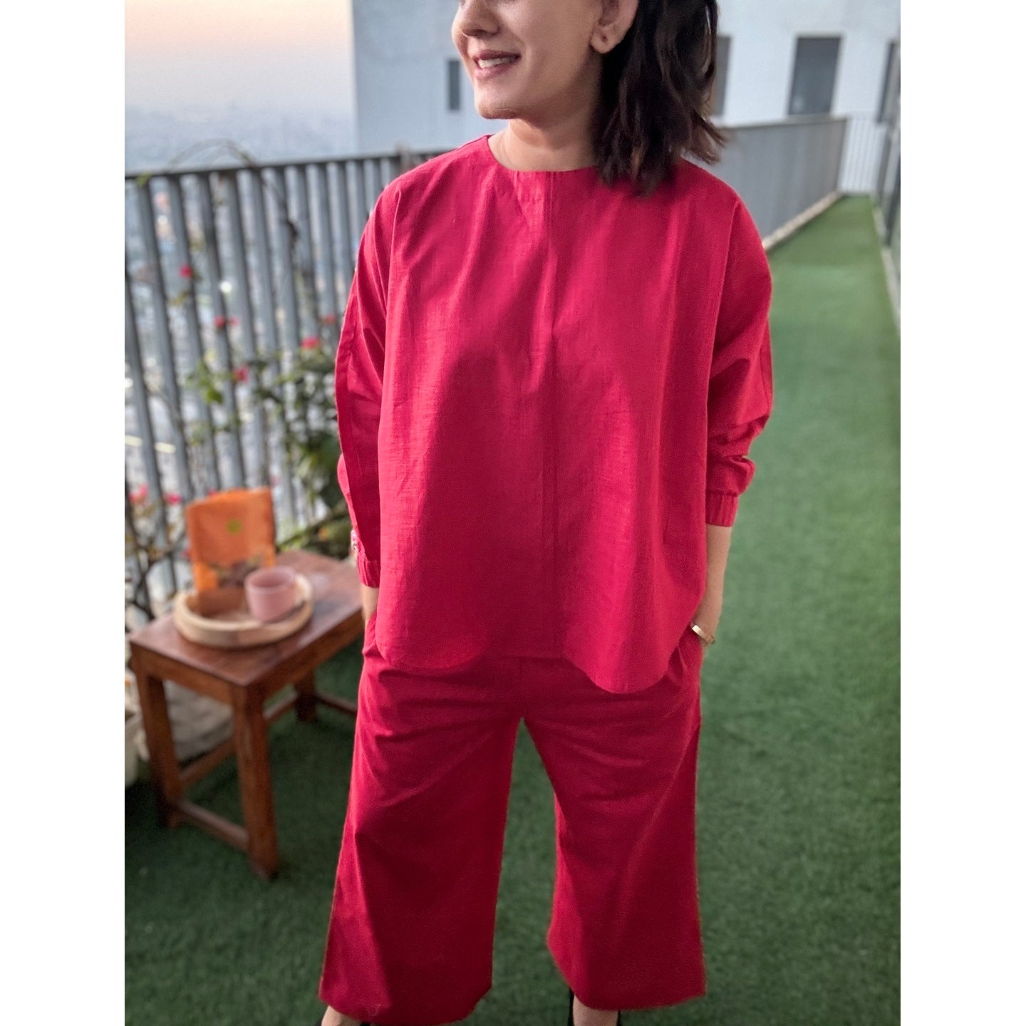 Crimson Co-ord Set