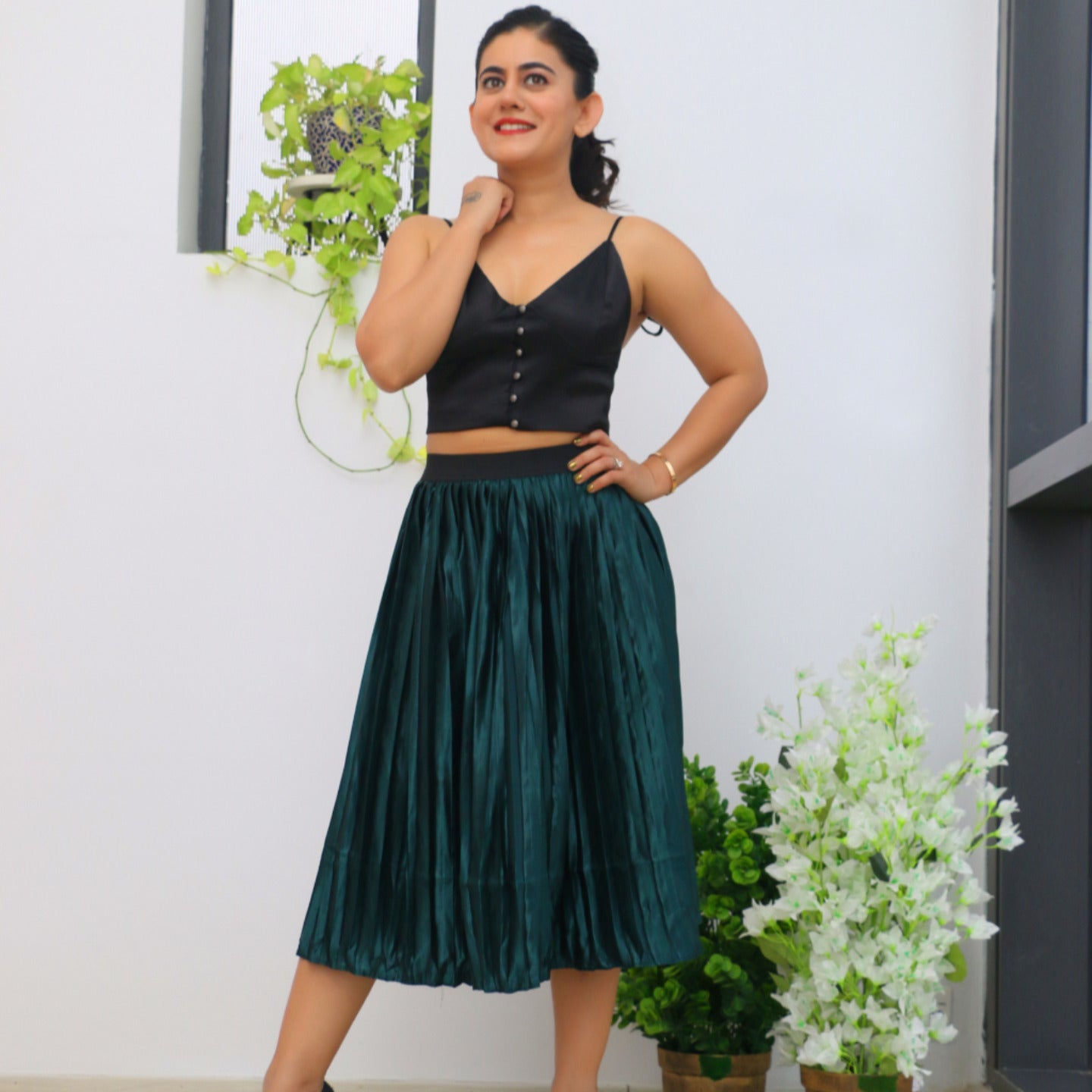 Twirl With Me Skirt (Green)