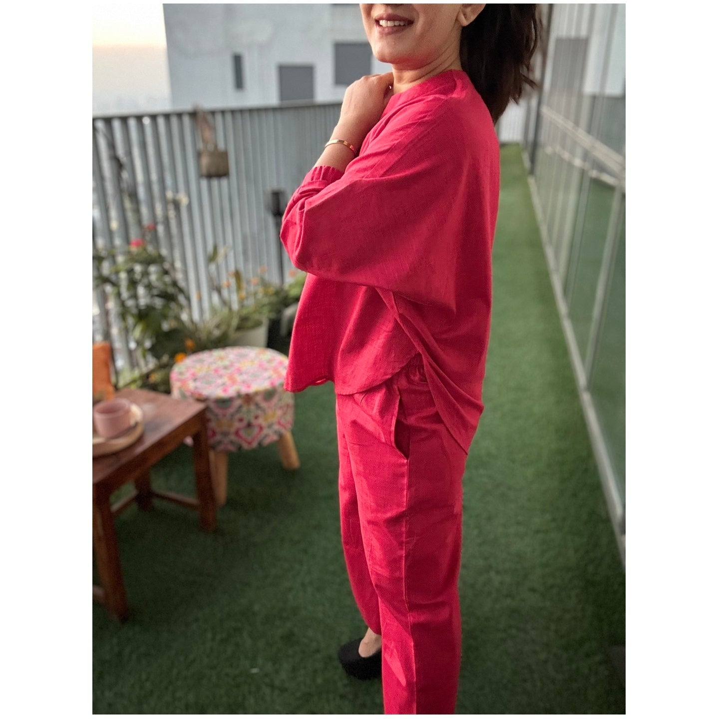 Crimson Co-ord Set