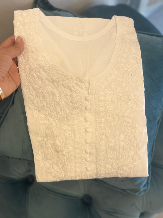 Noor White Kurta