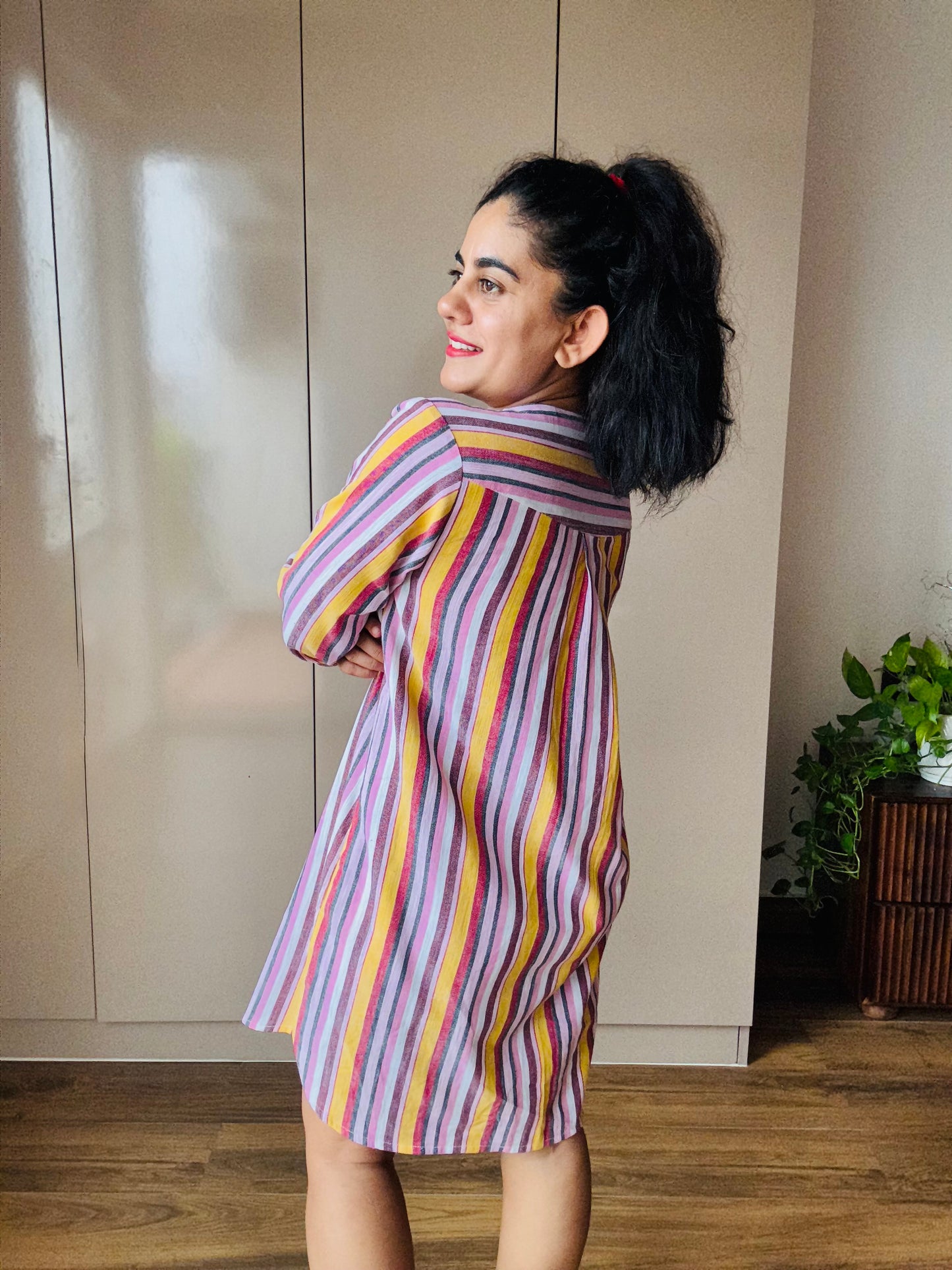 Stripe and Stories Shirt Dress